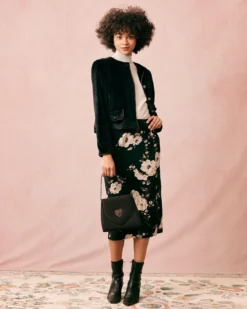 The Black Crew Neck Velvet Jacket 9 The Black Crew Neck Velvet Jacket -Deals Dress N Swimwear Store the velvet patchwork lace jacket outerwear xkokgi 430206