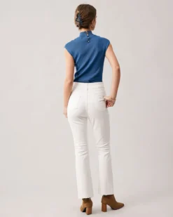 The White High Waisted Flare Jeans 9 The White High Waisted Flare Jeans -Deals Dress N Swimwear Store the white high waist solid flare jeans denim 3bsvne 291989