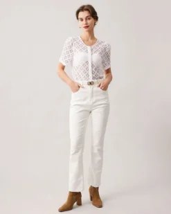 The White Lace Puff Sleeve Blouse -Deals Dress N Swimwear Store the white lace puff sleeve blouse tops 5kkisz 217151