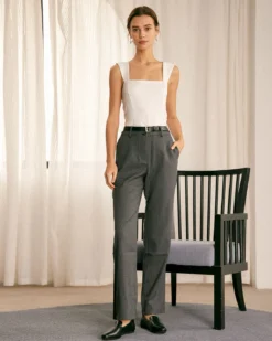 The White Square Neck Jacquard Tank Top -Deals Dress N Swimwear Store the white square neck jacquard tank top tops owccy4