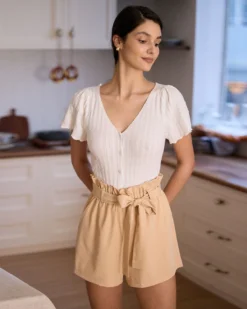 The White V Neck Button Cotton Knit Tee 8 The White V Neck Button Cotton Knit Tee -Deals Dress N Swimwear Store the white v neck button knit tee tops zsv1ir