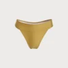 The Yellow Middle Waist Bikini Bottom