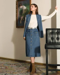 The Sleeveless Vintage Denim Vest -Deals Dress N Swimwear Store vest the sleeveless vintage denim vest 38468383408341